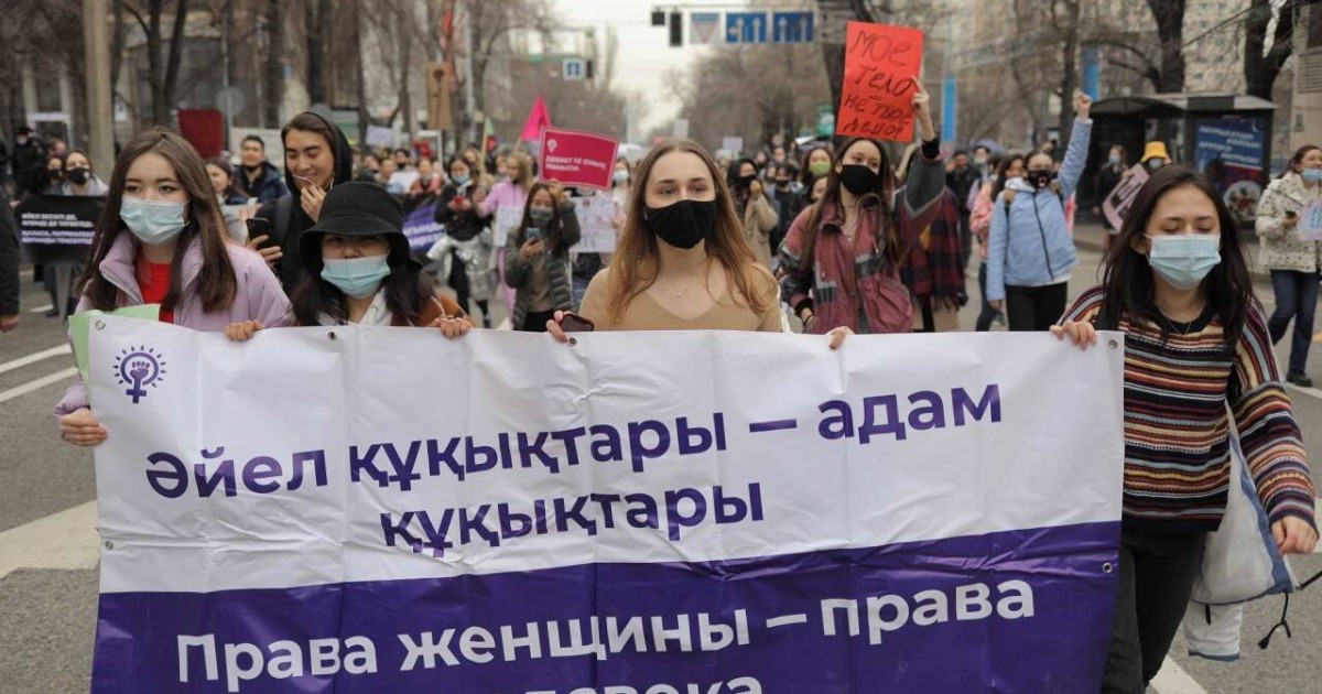 Заң бұзылды: Қазақстан бойынша әйелдер қозғалысы өтпек