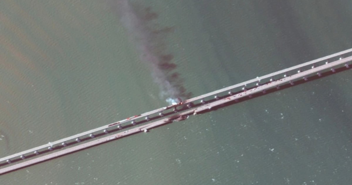 Суреттер сөйлейді: Қырым көпіріндегі жарылысқа қатысты тың деректер шықты