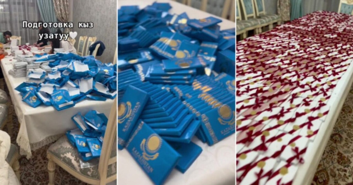 Өзге ұлт өкілі «Қазақстан» шоколадын ұзату тойында сыйлық ретінде ұсынған