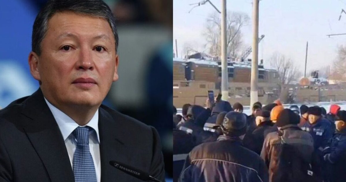 Құлыбаевқа тиесілі депо жұмысшылары шеруге шықты