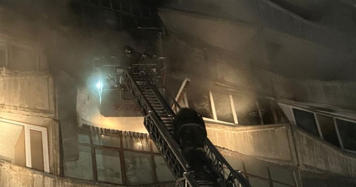 Қарағандыда газ жарылысы кезінде ер адам сегізінші қабаттан құлап кеткен