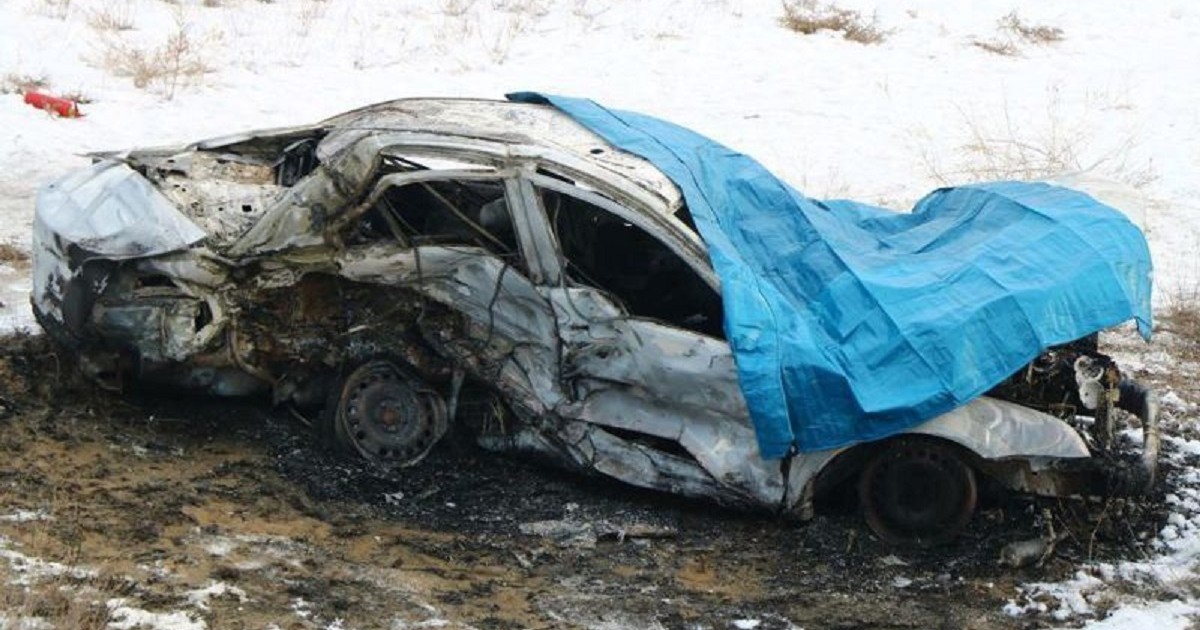 Қапшағай тас жолында жол апаты болып, ер адам өртеніп кетті
