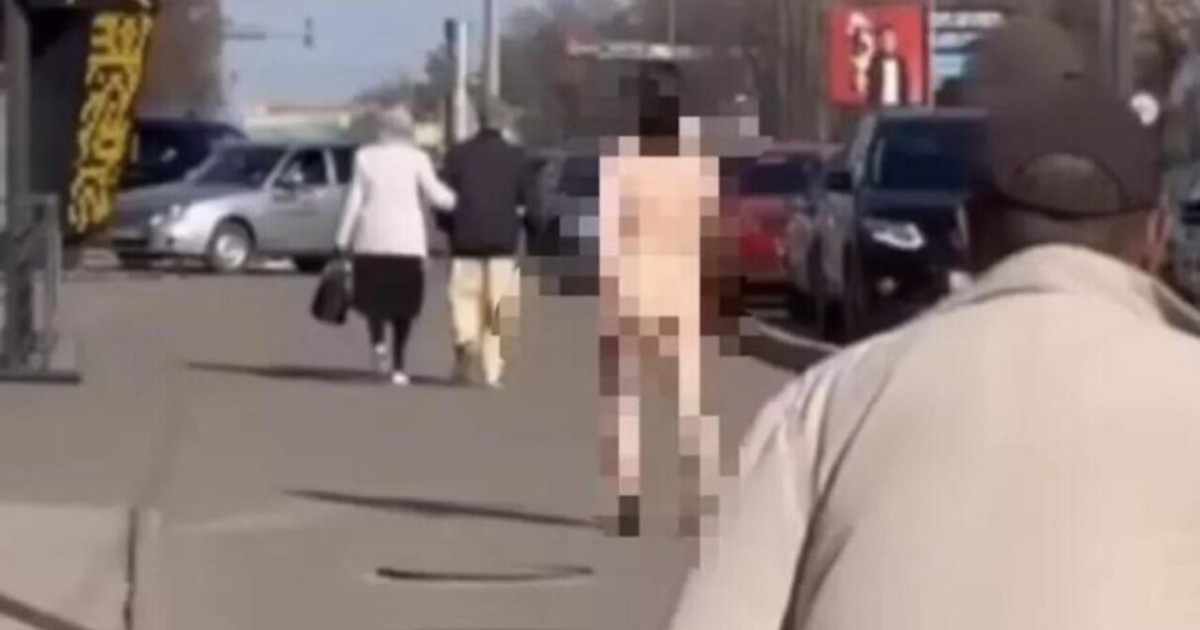 Павлодарда «жалаңаш жүрген» 31 жастағы тұрғын ұсталды (ВИДЕО)