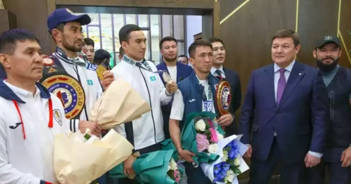 Әлем чемпионатының жүлдегерлері елге оралды