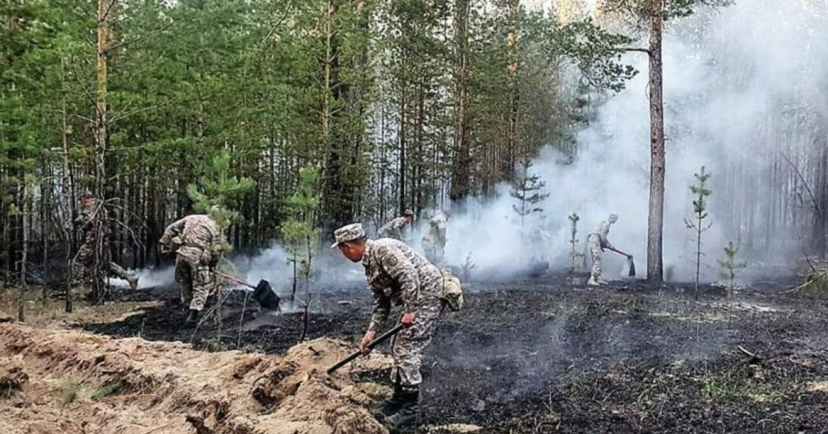 Абай облысындағы өртті сөндіруге 800 адам, 10 тікұшақ жұмылдырылды