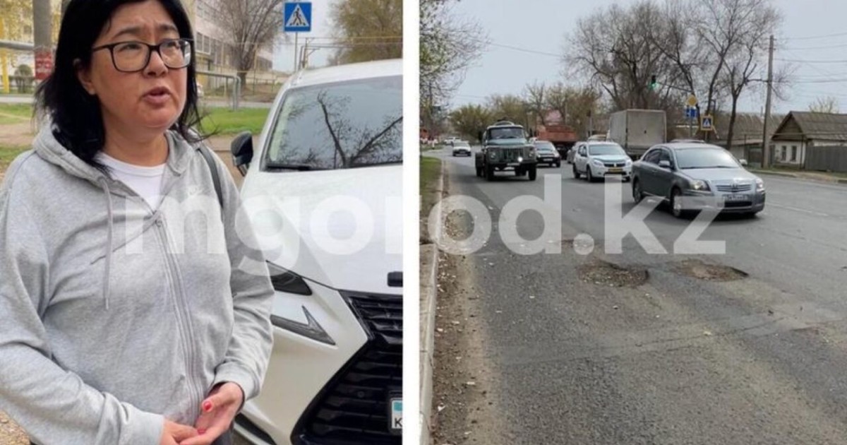 Орал тұрғынына жолдағы шұңқырды айналып өткені үшін айыппұл салынған