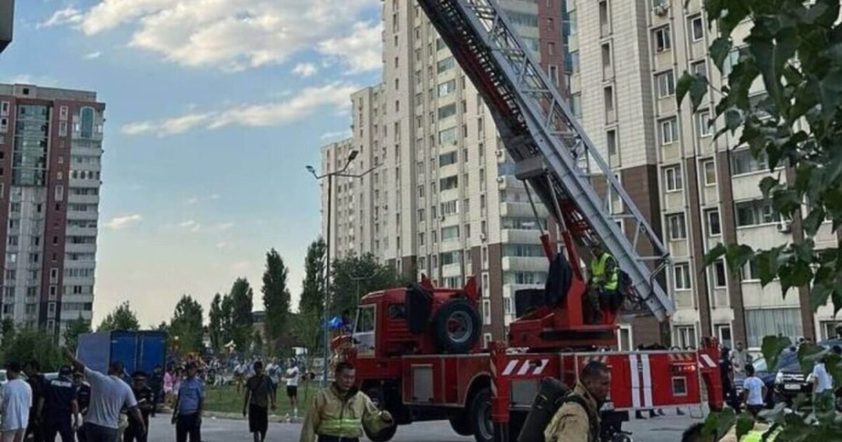 Алматыда «Ақкент» тұрғын үй кешенінен тағы да өрт шықты