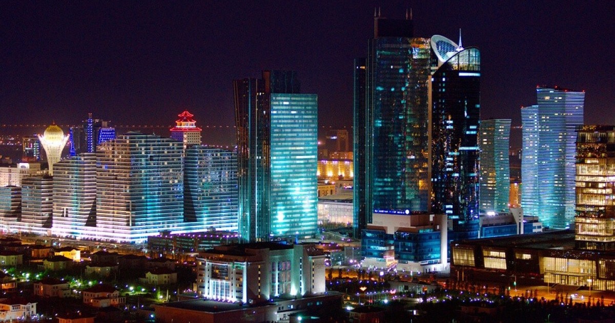 Түнгі Астана ғарыштан қалай көрінеді? (ФОТО)