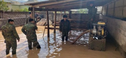 Түркістанда толассыз жауған нөсер салдарынан 2 жасар бала қаза тапты