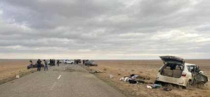 Қайғылы оқиға: Атырау облысында жол апатынан 5 адам қаза тапты