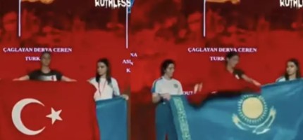 «Біздің туды жауып тастады»: Қазақ спортшысы мінбердегі дау туралы айтты