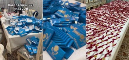 Өзге ұлт өкілі «Қазақстан» шоколадын ұзату тойында сыйлық ретінде ұсынған