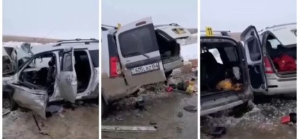 Ақтөбеде жантүршігерлік жол апатынан 7 адам қаза тапты (ВИДЕО)