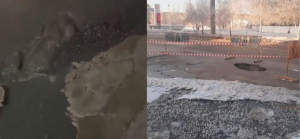 Қысқа дайындық қайда: Қостанайда да кәріз құбыры жарылды