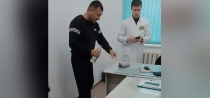 Түркістанда көпбалалы әке емхана ішінде өзін-өзі өртеп жібермек болды