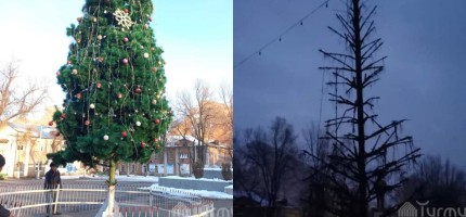 Жаңа жылға сенбейді: Қырғыз әйелі алаңдағы шаршаны өртеп жіберді