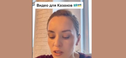 Украин қызы қазақтарға алғысын жылап тұрып жеткізді (ВИДЕО)