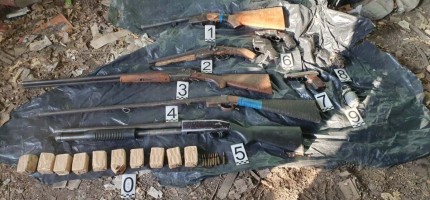 Жамбыл облысында есірткі қылмысын ашу барысында қару-жарақ сақталған орын табылды
