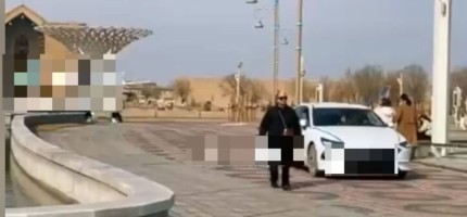 Кесене жанында көлікпен жүрген жүргізуші жазаланды (ВИДЕО)