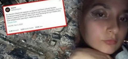 Жер сілкінісінен көз жұмған түркиялық қыздың хаты жарияланды