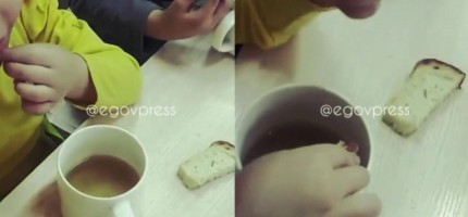 Мемлекеттік балабақшада балалардың шайға нан малып жатқан видеосы таралды