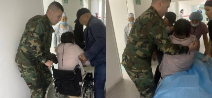 Атырау қаласында әйел адам мұздың астына түсіп кеткен