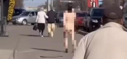 Павлодарда «жалаңаш жүрген» 31 жастағы тұрғын ұсталды (ВИДЕО)