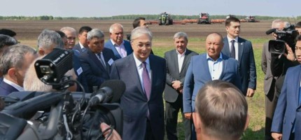 Президент СҚО-дағы «Дайындық Агро» ЖШС егістік алқабын аралады