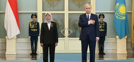 Қазақстанға Сингапур президенті келді