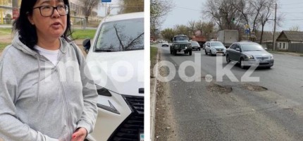 Орал тұрғынына жолдағы шұңқырды айналып өткені үшін айыппұл салынған