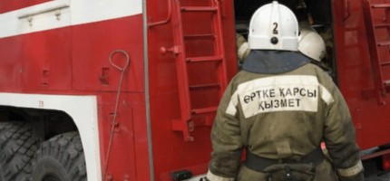 Меркі ауданында демалыс аймағы өртенді