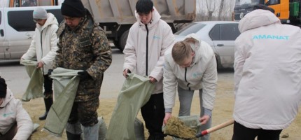 Су тасқыны кезіндегі волонтерлердің ерлігі