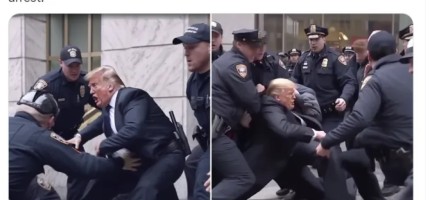 Тізерлеген Путин, полициядан қашқан Трамп: жасанды интеллект салдары