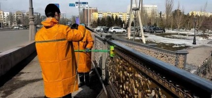 Астанада көктемгі жалпы тазалық жұмысы жүріп жатыр