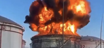 Ресейдің Полтавская мұнай базасы өртке оранды