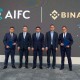 Жаслан Мәдиев Binance компаниясының негізін қалаушы Чанпэн Чжаомен технологиялар және цифрлық экономиканы дамыту жайын талқылады