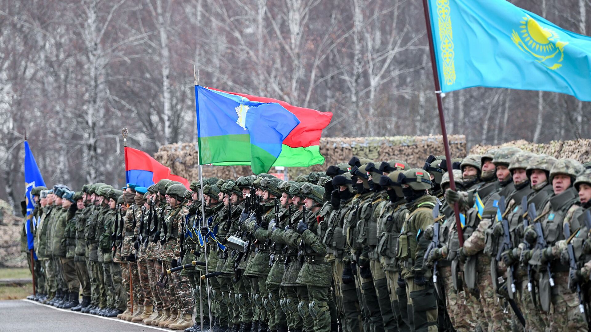 Жамбылда ҰҚШҰ оқу-жаттығуының ашылу салтанаты өтті